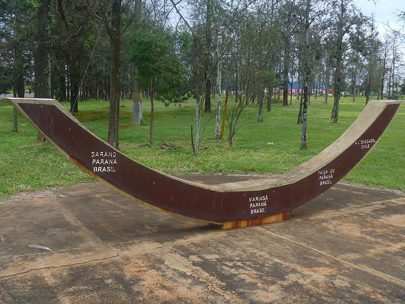 Obeležje južnog povratnika u gradu Maringa, saveznoj državi Parana u Brazilu