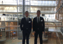 Filip Mikanović i Luka Nikolić u Luksemburgu u prostorijama EIB