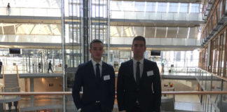 Filip Mikanović i Luka Nikolić u Luksemburgu u prostorijama EIB