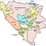 Mapa Bosne i Hercegovine danas