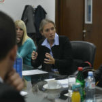 Predstavnica ambasade predstavlja rad ENA