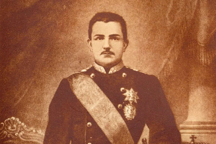 Mladi kralj Milan Obrenović kojeg je u Srbiju doveo Jovan Ristić
