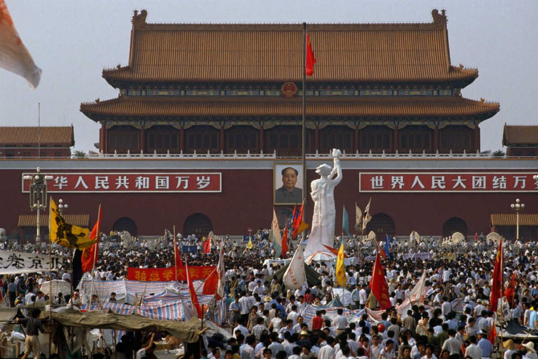 Trg Tjenanmen tokom protesta 1989. godine