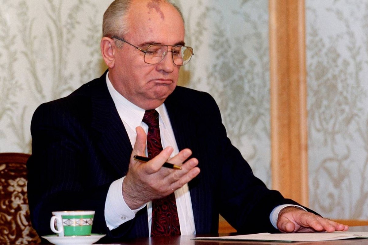 Bivši Generalni sekretar Komunističke partije Sovjetskog Saveza Mihail Gorbačov tokom podnošenja ostavke, Moskva, 25. decembar 1991. (Foto: AFP/Getty Images)