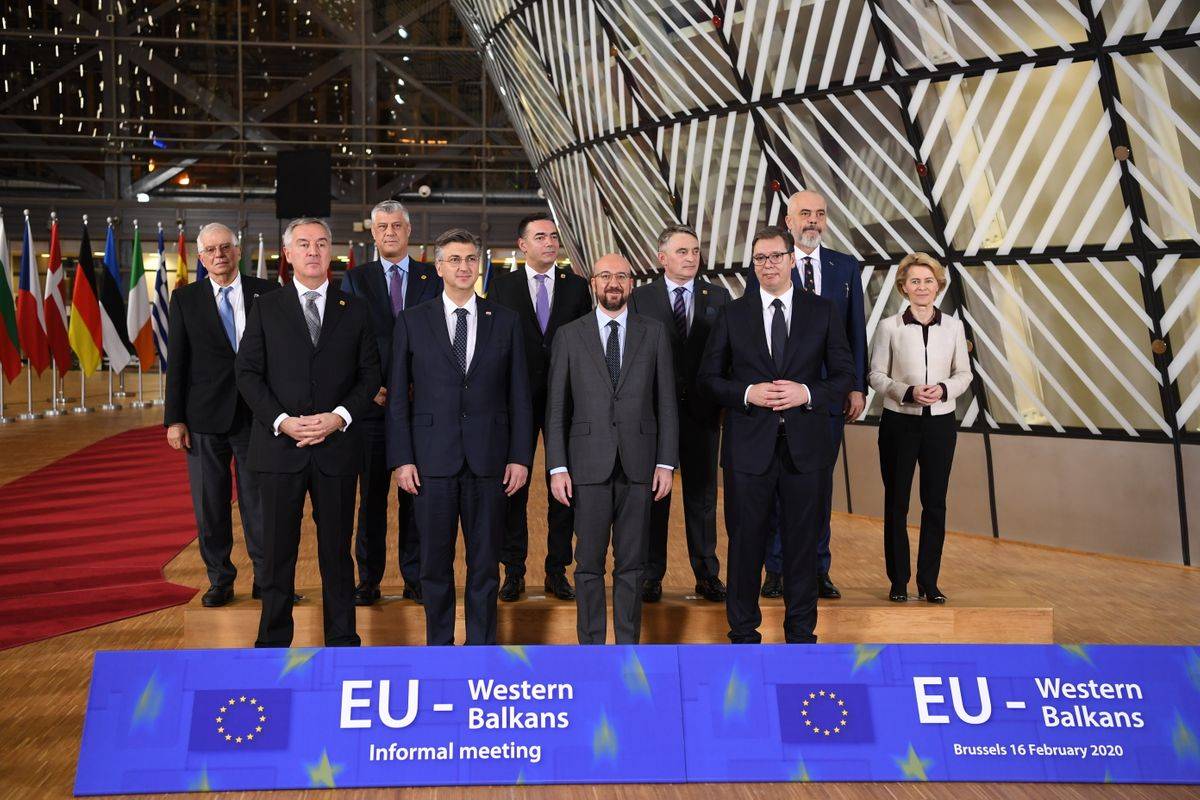 EU – Western Balkans Informal meeting in Brussels, 16 February 2020. (Photo: Presidency/Dimitrije Goll)