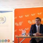 Ambasador Mađarske Atila Pinter tokom predavanja u Kulturnom centru Novog Sada