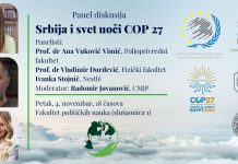 Panel diskusija Srbija i svet uoči COP 27