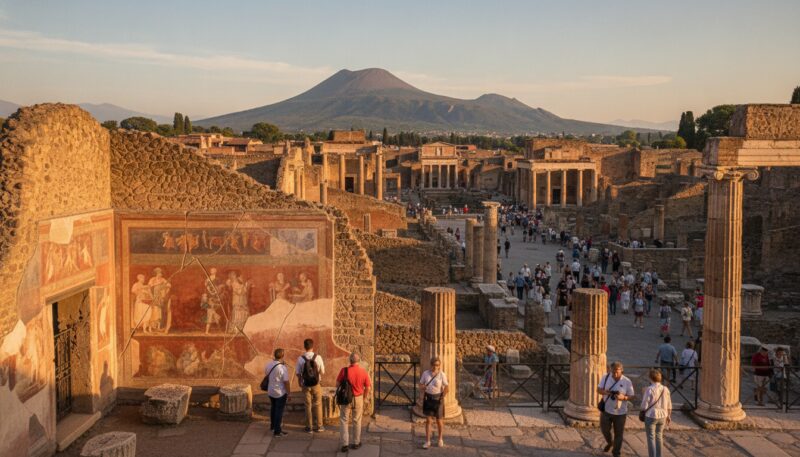 turistička atrakcija Pompeja znamenitosti